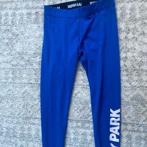 Ivy Park Blue and White Tights